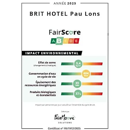 Brit Confort Pau 3* Lons
